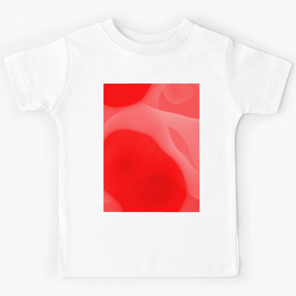 Abstraction red wave Kids T-Shirt 160