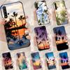 Sunset Palm Trees For Huawei Nova 12s 12i 11i 7i 8i 9 10 SE Y91 Y90 Y60 Y70 Y72 Y61 P60 Pro P30 P40 Lite Case