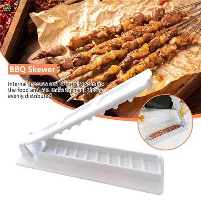 Spiedini per carne da barbecue, spiedini per carne da barbecue all'aperto, utensili