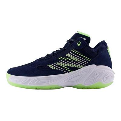 Fresh Foam BB V2 Unisex Casual Basketball Sneakers Navy Bleached Lime Glow Blue Sea Salt BBFRSHC2