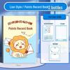 Children's Cute Reading Reward Stamp Book: Cartoon Points Card for Wish Redemption