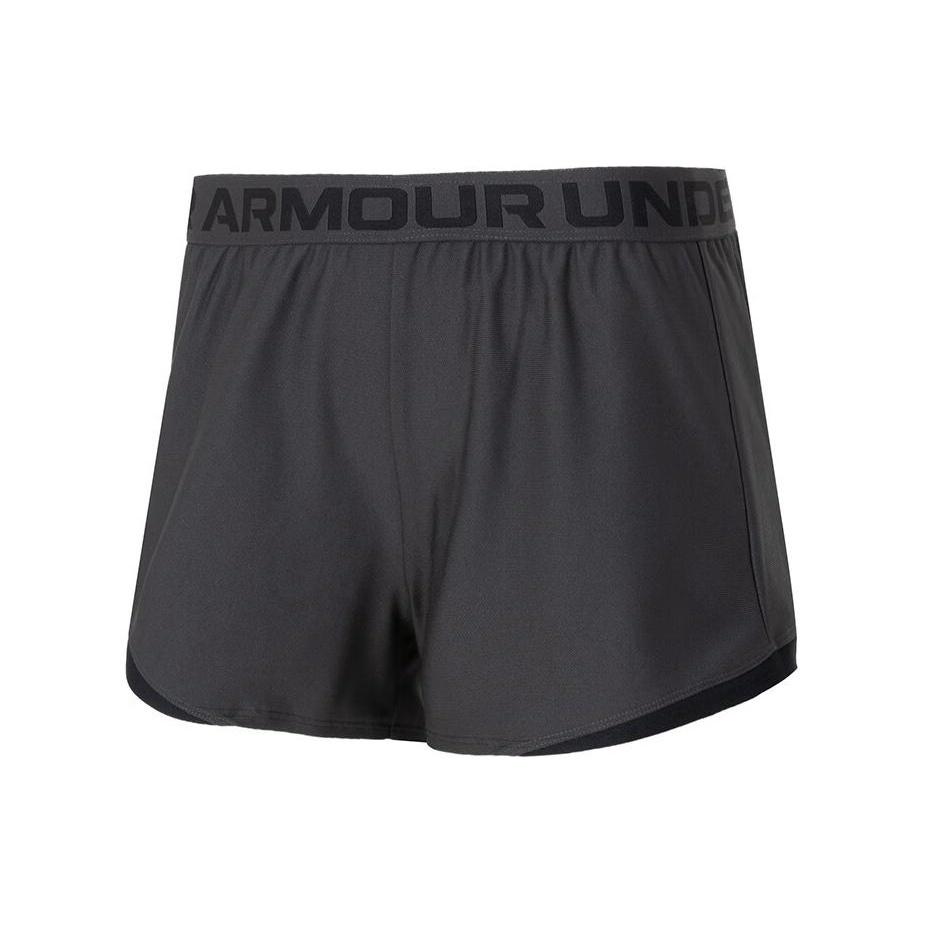 (WMNS) Under Armour Play Up Sports Shorts Black Women s 1362517-010 XL