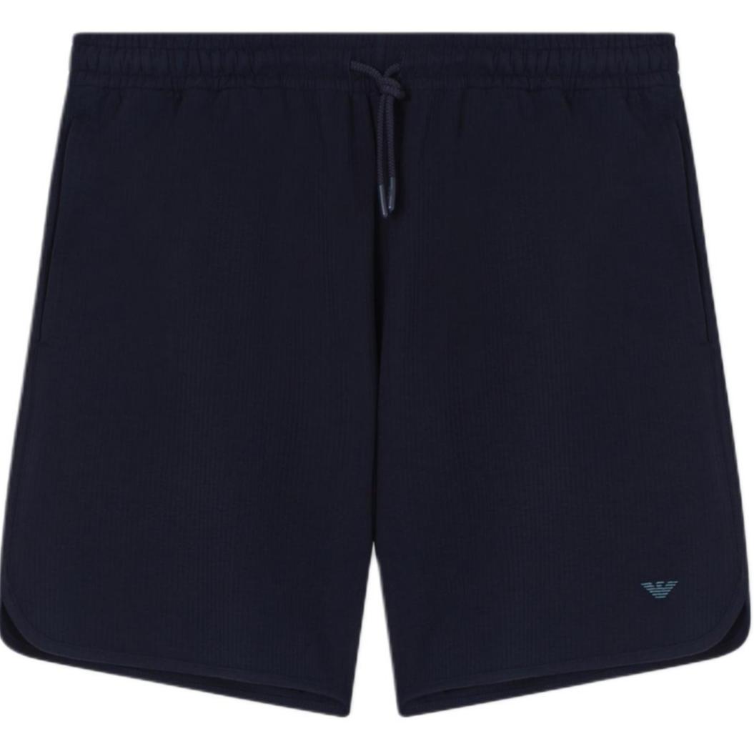 

Emporio Armani Bubble Gauze Drawstring Straight Leg Eagle Logo Embroidered Home Leisure Shorts Men shorts EM000631-AF19062-UB102 XL