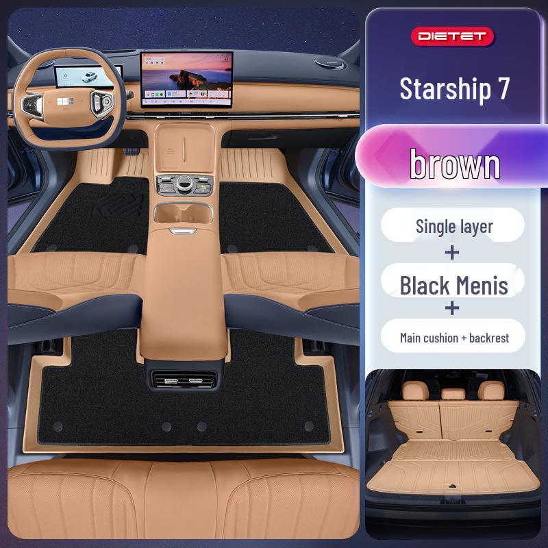 Galaxy Starship 7 TPE2025 Foot Mats for Geely Galaxy EM-i Car Interior Accessories