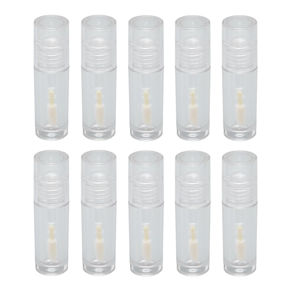 2ml Lip Gloss Tube Empty Transparent Portable Lightweight Refillable Empty Lip Balm Bottle