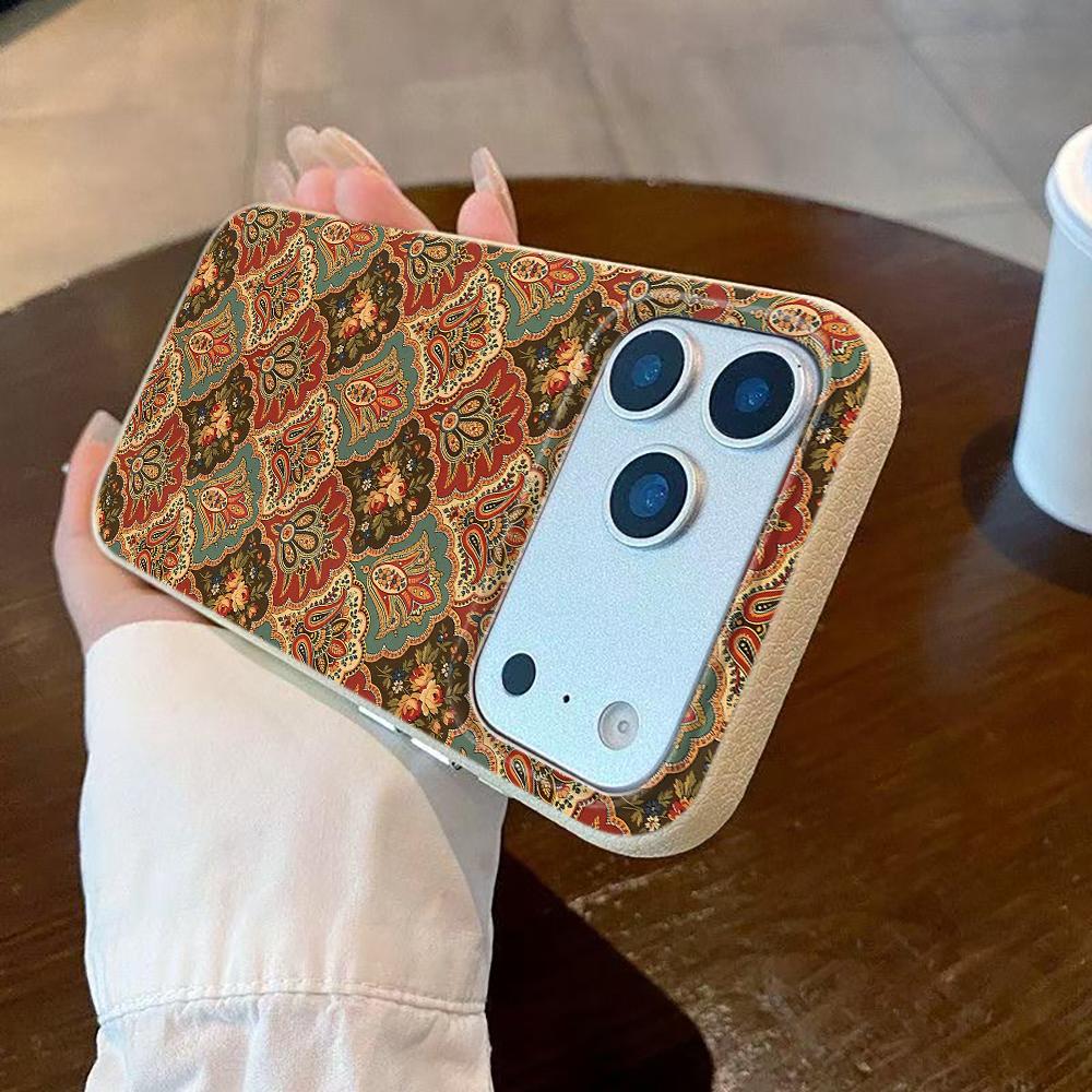 Colorful Mandala Print Silicone Phone Case For iPhone 17 Pro Max 11 12 13 14 15 16 Pro 17 Air 15 14 Plus X XS XR Soft Cover