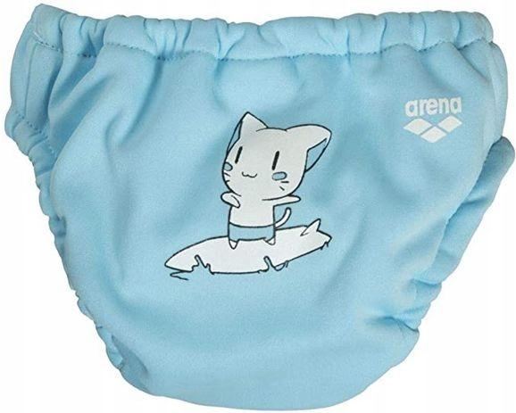 T1734 ARENA FRIENDS AQUA NAPPY SWIMSUIT 6MSC