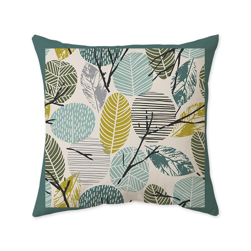 Nordic Geometric Ultra-Soft Cushion Cover, Retro Indian Light Luxury Sofa & Bedroom Lumbar Pillow