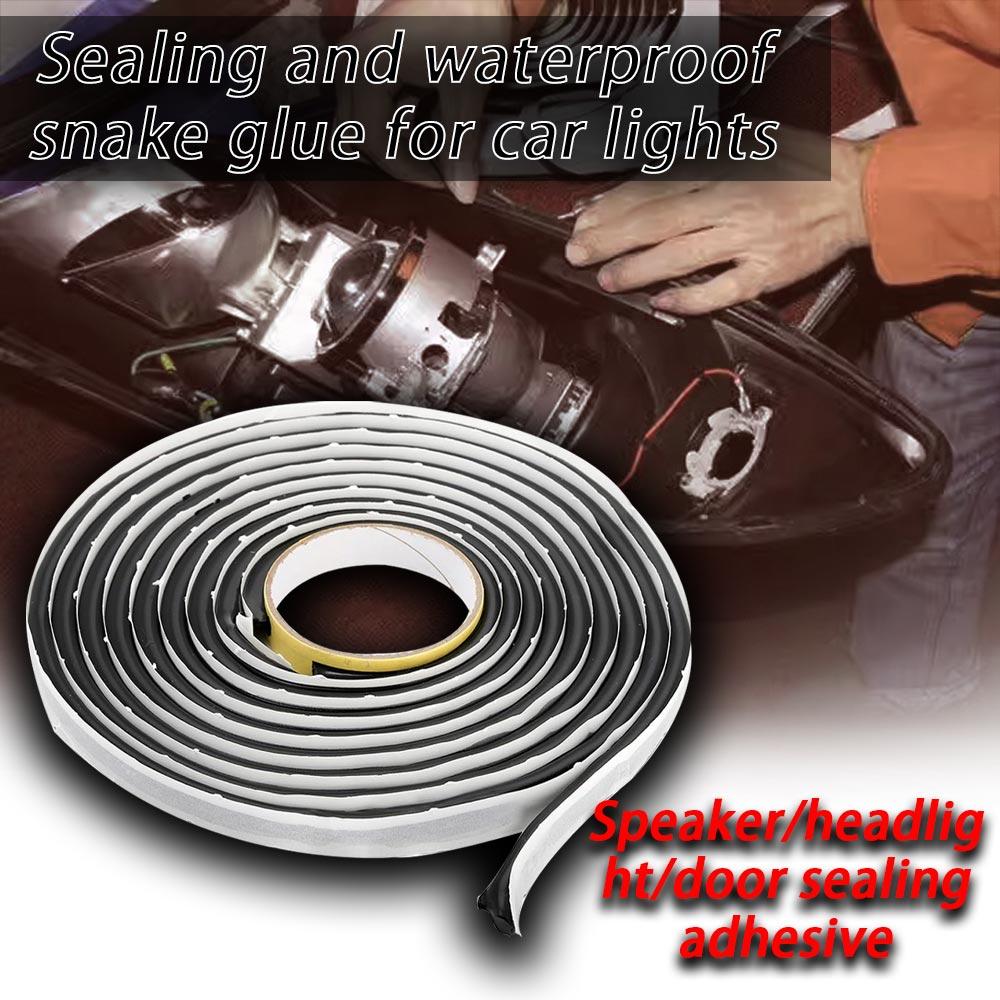 Butyl Sealing Tape, Black, 4.3M Plumbers Putty, RV Sealant, Boat Sealing, EDPM Butyl Tape