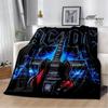 Rocková kapela AC/DC retro potištěná deka Flange hřejivá deka piknikové deky cubre cama throw deka podšívka do postele dárek k narozeninám