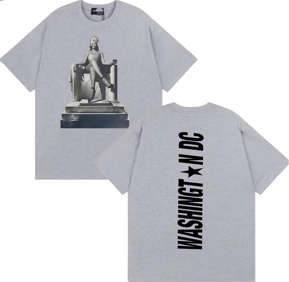 Beyonce Cowboy Carter 2025 Tour Graphics T-shirt Men Women High Street Trending Cool T Shirts Cotton Casual High Quality T Shirt