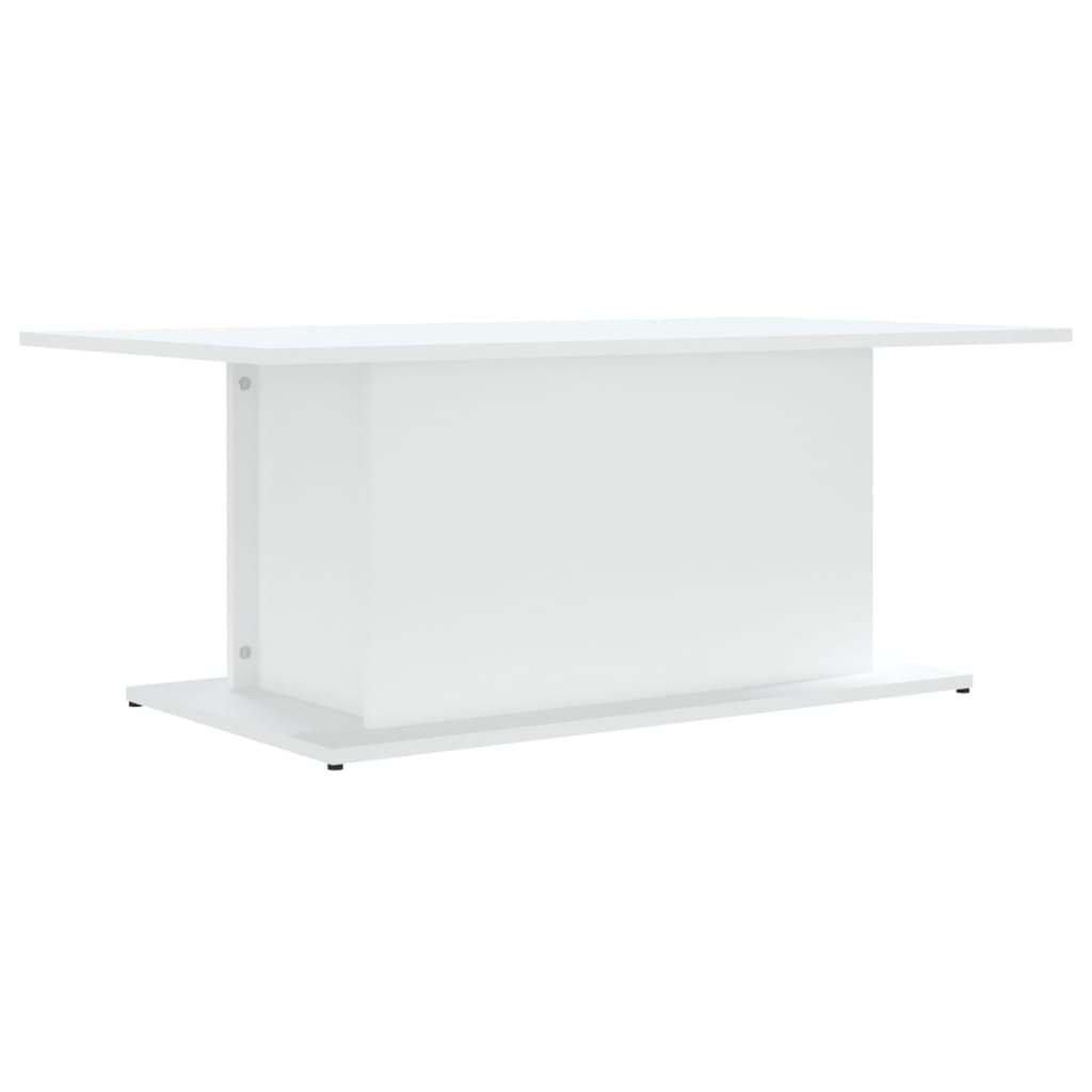 Coffee Table White 102 x 55.5 x 40 cm Engineered Wood