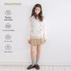 Mucmukn Girls' Preppy Argyle Polo Collar Wool Blend Sweater