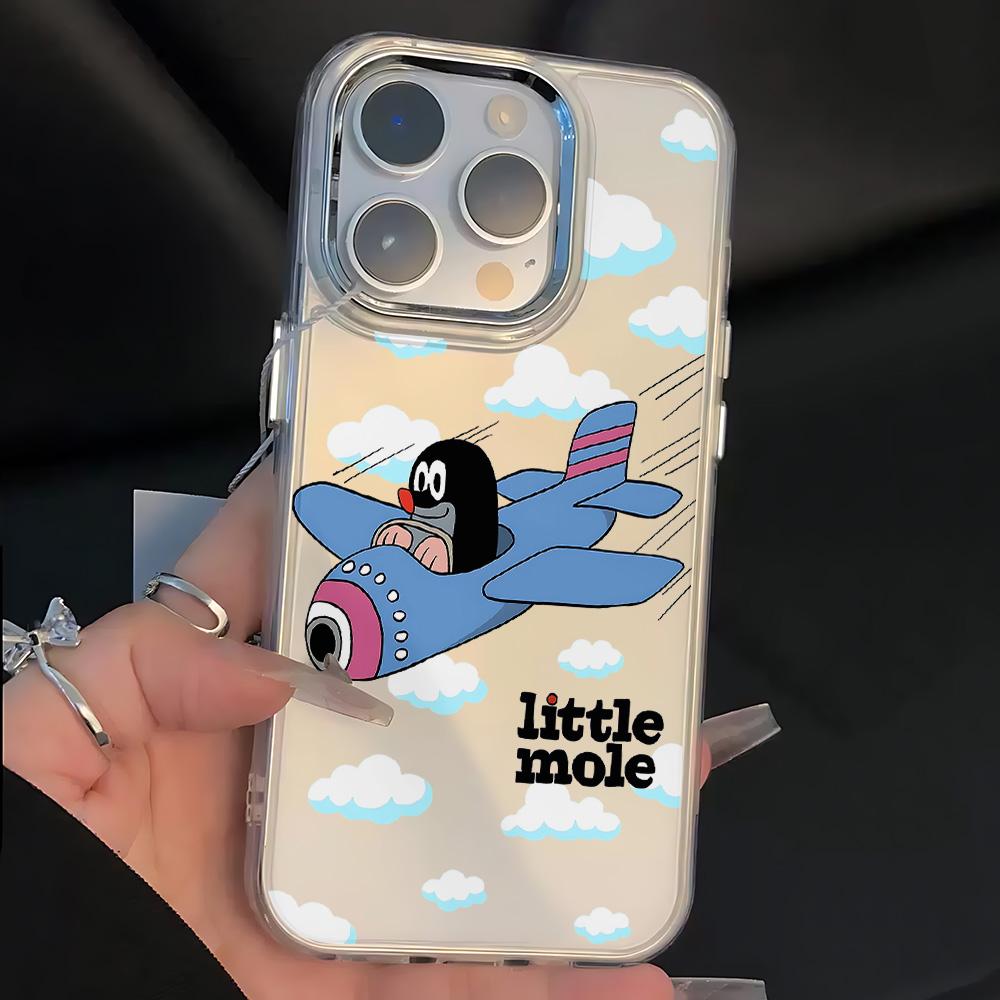 Cute Cartoon Mole Cute Phone Case for Google Pixel 10 9 8 7 8A 9A XL Pro 4G 5G Transparent Soft Silicone TPU Back Cover