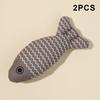 2/3Pcs Fish Shaped Catnip Cats Toy Plush Cat Companion For Kitten Teeth Grinding Pillow Chewing Toy Claws Thumb Bite Pet Gift