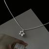 Trendy Korean Thin Chain Pendant Necklace - Elegant & Versatile Fashion Design for Women