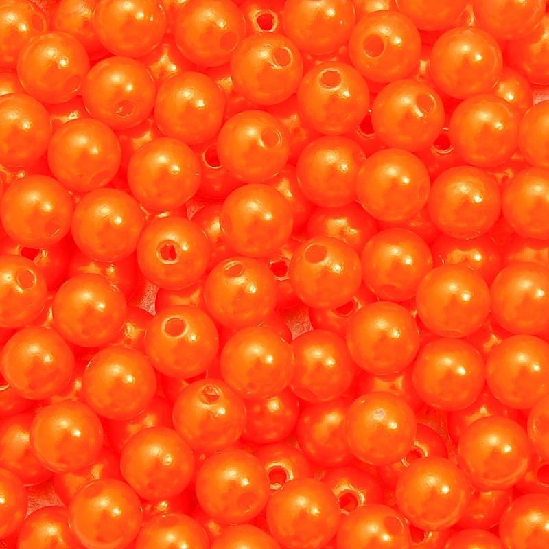 DIY Acrylic Pearl Beads: Round, Loose Beads for Handmade Jewelry Accessories, Bracelets, Necklaces, and Earrings.