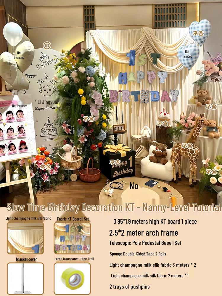 Korean Ins Baby 1st Birthday Cloth