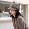 Cat Paw Pattern Women Octagonal Hat Autumn and Winter Newsboy Hat Fashion Cat Ears Beret Cap  Women