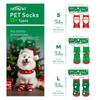 Christmas Dog Socks Non Slip Soft Dog Socks Thickening Knitted Socks for Small Medium Large Dogs Christmas Celebration keep warm