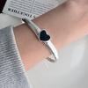 Xiaomi 100% Solid 925 Sterling Silver Metal Bracelet for Women Vintage Handmade Simple Heart Tassel Bracelet Birthday Gift Party