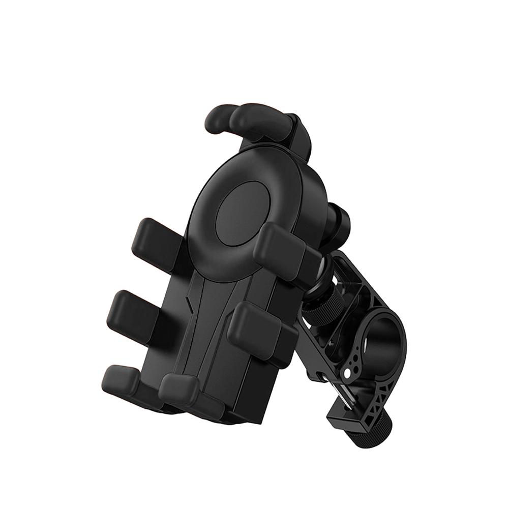 Universal Anti-Shock Motorcycle Phone Mount Vibration Dampening Handlebar Holder for Bicycle GPS Navigation Grip Adjustable