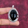 Obsidianauge 925 Sterling Silber Anhänger, handgefertigter Edelstein Anhänger Schmuck, Geschenke für Frau Brandneuer Anhänger