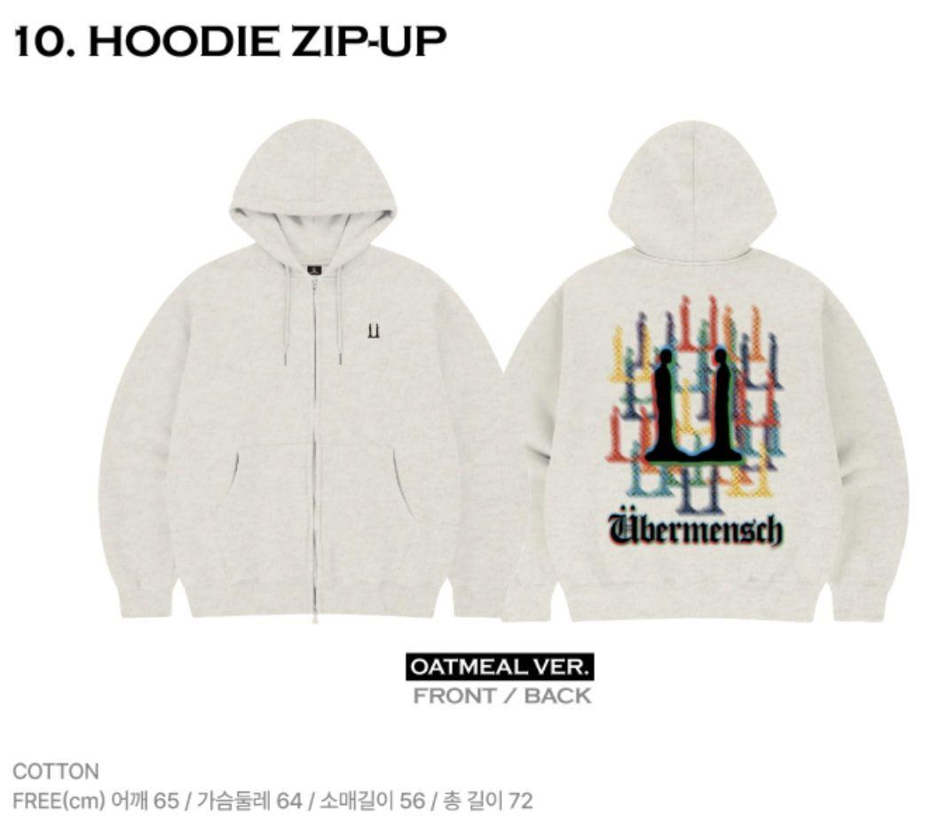 

[USED] G-DRAGON Jiyoung Soulcon Goods Zip Up Hoodie