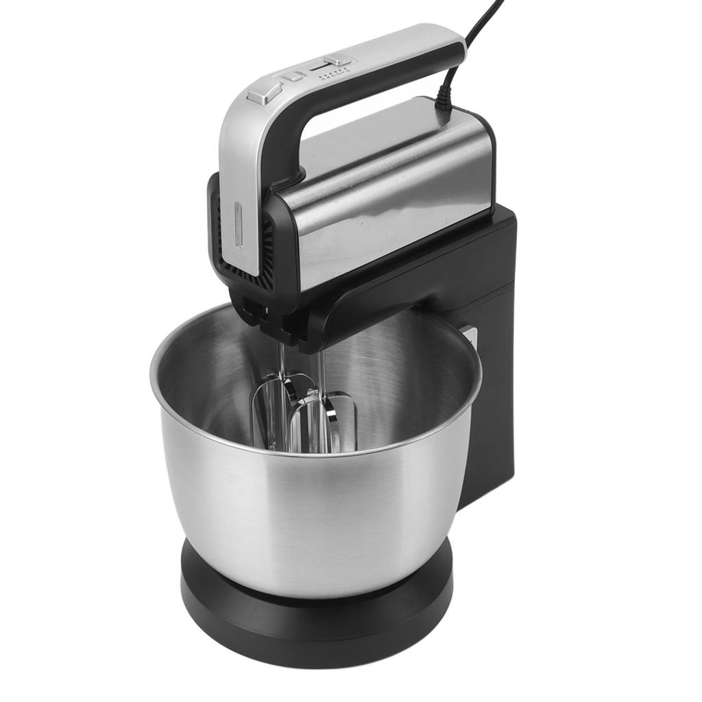 500W Electric Stand Mixer 3L Capacity Stainless Steel Dough Stuffing Mixer for Kitchen