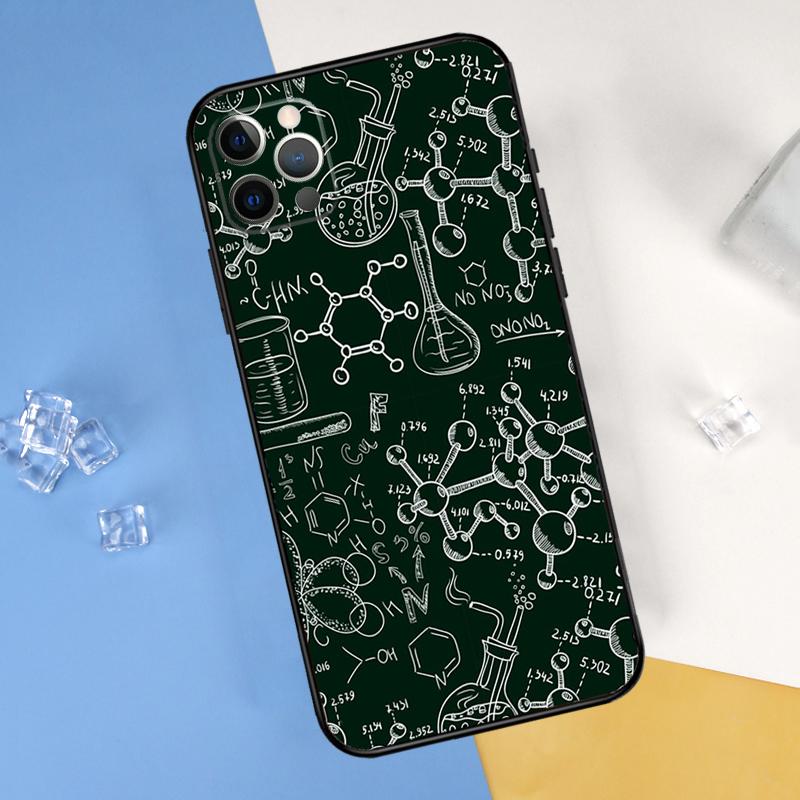 Chemie-Labor Handyhülle Für iPhone 16 Pro Max 16e 12 13 Mini 11 14 15 Pro Max XR 15 16 Plus Hülle Schale
