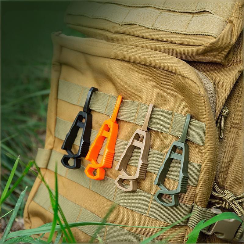 Heavy Duty Tactical MOLLE Attachment Clips 5Pcs Lightweight Durable Plastic for Hiking Backpack Webbing Organizer