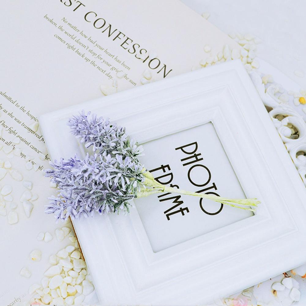 Purple Artificial Flowers Christmas for Home Decoration Bridal Accessories Clearance Vase Diy Gifts Fillers Silk Lavender Plants