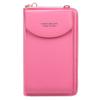 Portafoglio Lungo da Donna Baellerry Stile Coreano Borsa a Tracolla Borsa a Spalla Singola in Pelle PU Borsa Portamonete con Zip alla Moda Borsa per Cellulare
