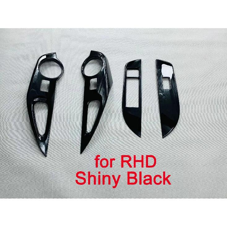 ABS/Steel Window Glass Lift Switch Panel Cover Trim Decoration Lamp Frame Sticker For Toyota Corolla Cross XG10 2024+