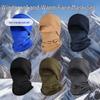 Warm Cycling Face Mask: Multifunctional Fleece-Lined Neck Gaiter, Windproof Ski Balaclava Hat, Pull-Over Neck Warmer