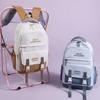 Simple and stylish backpack Large capacity Junior high school student High school student Lightweight computer travel backpack New
