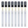 6 Stück leere Nachfüll-Farbmarker, ungebrauchte Acrylfarbstifte, nachfüllbare Farbmarker, leere nachfüllbare Marker zum Bemalen von Steinen