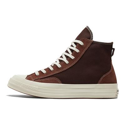 Chuck 70 High Final Club - Dark Root Unisex-Sneaker Braun Dark-Roast Egret 173196C