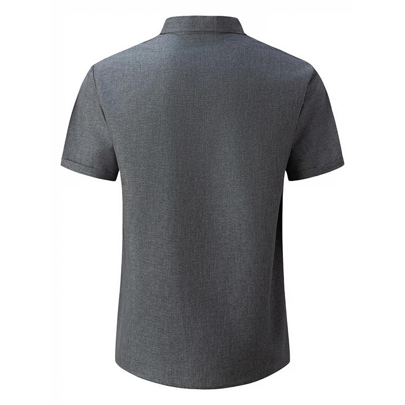 Camicia Casual Ampia in Cotone Lino da Uomo a Maniche Corte Estiva Nuova Taglia Grande Top da Spiaggia Revers Tie Dye Cardigan