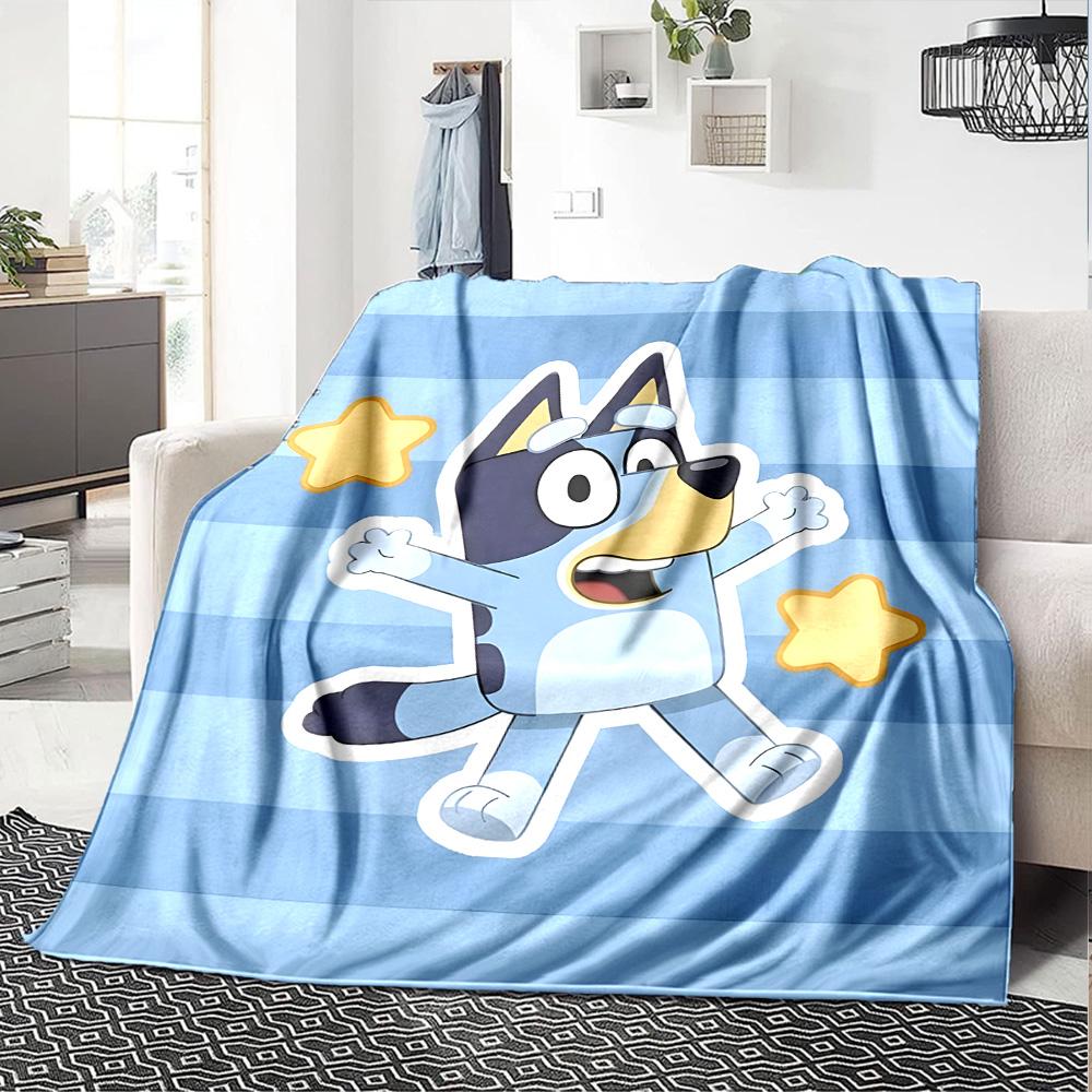 1pc B-Blucy Blanket, Gift, for Men and Women, Soft Blanket, Good for Sofa Bed Couch Travel, Lightweight Flannel Blanket