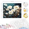 RUOPOTY Modern Painting By Numbers For Adults Coloring On Numbers White Flower Gift Picture Drawing Paint Kit Diy Crafts