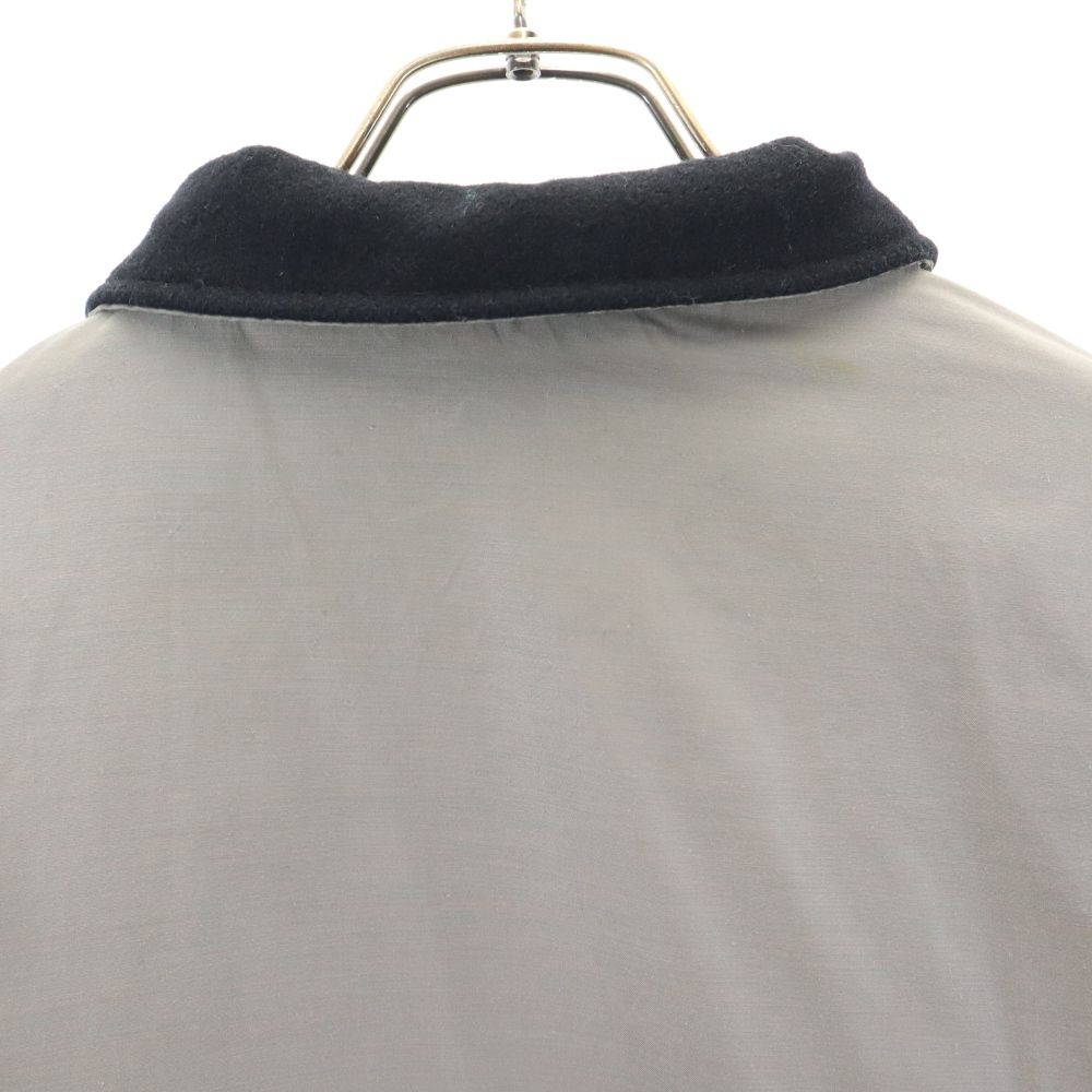 VINTAGE 70s reversible Wool jacket 45545 navy/gray Women Used