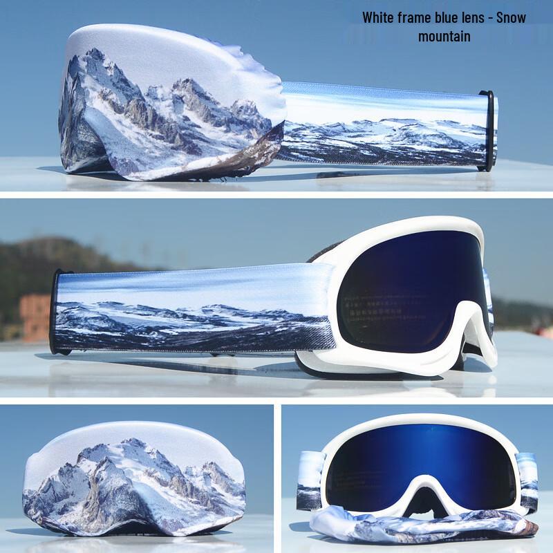 UOSU Kids Double-Layer Cylindrical Ski Goggles