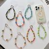 DIY Crystal Bead Persimmon Ruyi Bracelet: Pearl Pendant for Mobile Phones and Women's Accessories