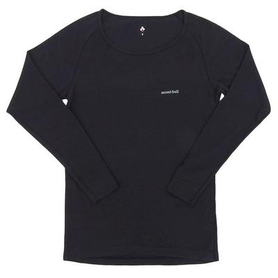 Sous-vêtement Montbell Sous-vêtement Geoline T-shirt Col Rond 1107733 Femme L.W. aux femmes (Noir (BK)/L)