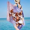 Mysterious Little Monster Beach Towel, Super Soft Microfiber, Gift for Her/Him, Birthday, for Pool, Beach, Travel, Home Decor Fan gifts