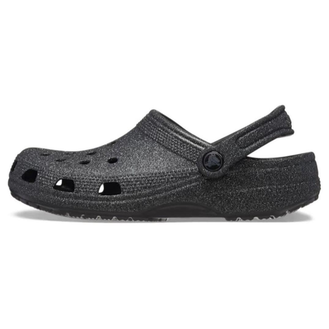 Crocs Classic Glitter Clog Black Men s 205942-0WH EU 36-37