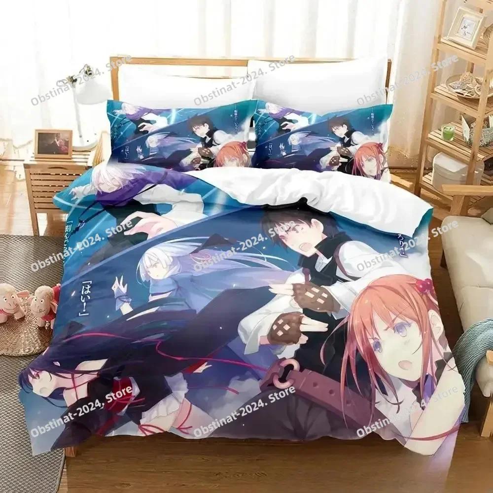 New Anime Unbreakable Machine-Dol Beding Set Printed With Pilowcase Bed Soft Duvet Cover Soft Single Double Quen Super King-Sized Dimensionsd