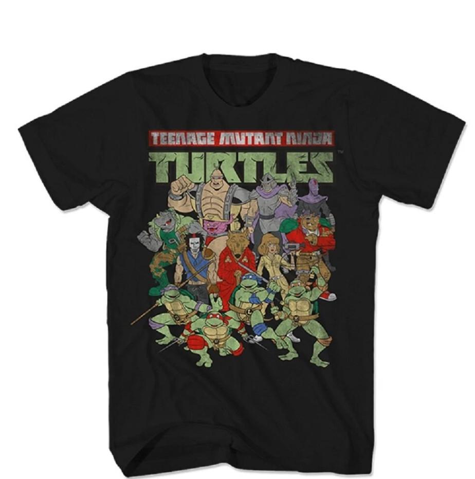 Teenage Mutant Ninja Turtles Whole Crew Here Licensed T-Shirt 4XL