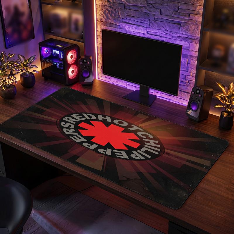 Red Hot Chili Peppers Print Large Mouse Pad Smooth Surface Anti?Slip Desk Mat For Gaming Office Laptop Decoration